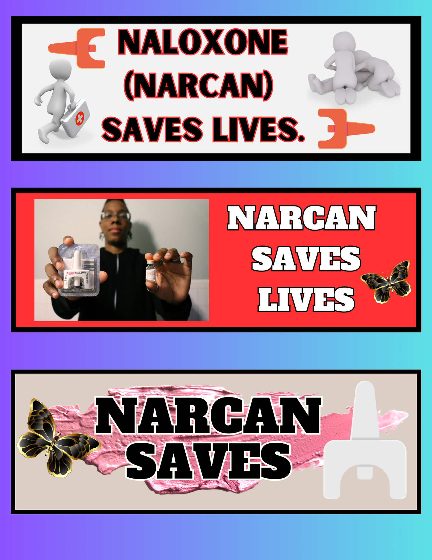 OPIOID AWARENESS POSTERS AND POSTCARD COMBO PACK