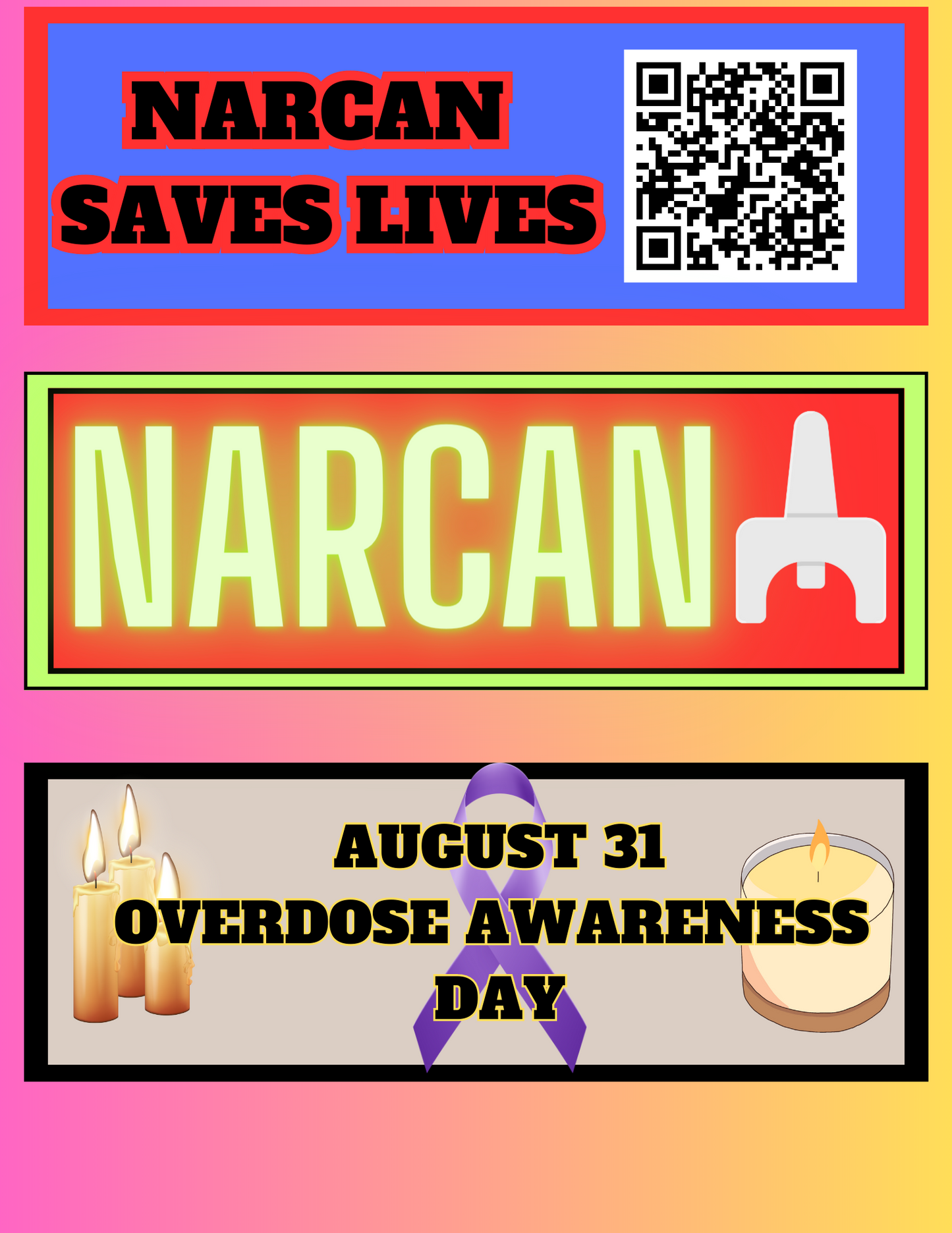 OPIOID AWARENESS POSTERS AND POSTCARD COMBO PACK
