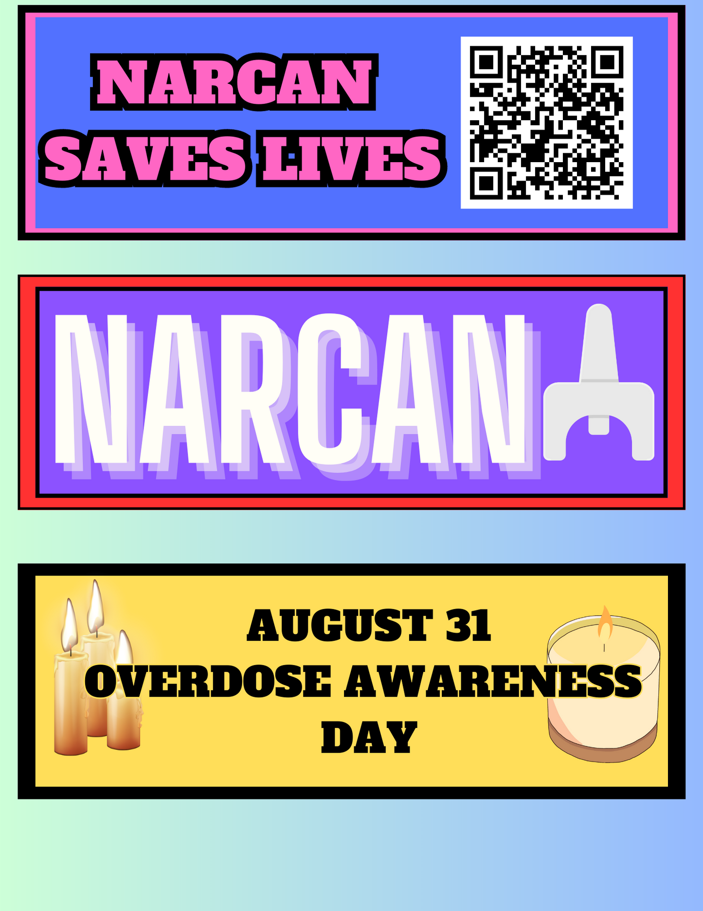 OPIOID AWARENESS POSTERS AND POSTCARD COMBO PACK